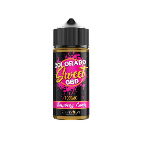 Colorado Sweet 1000mg CBD Vaping Liquid 100ml (50PG/50VG) - The Hemp Wellness Centre