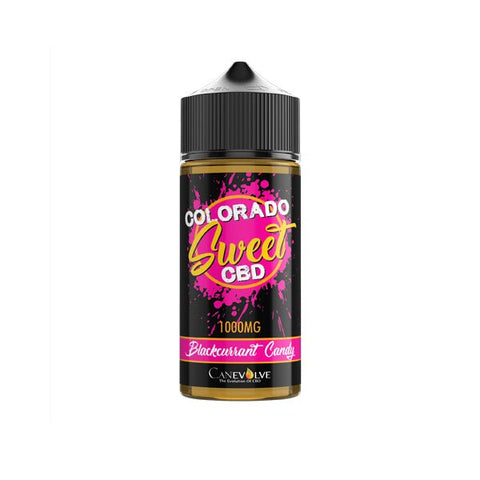 Colorado Sweet 1000mg CBD Vaping Liquid 100ml (50PG/50VG) - The Hemp Wellness Centre