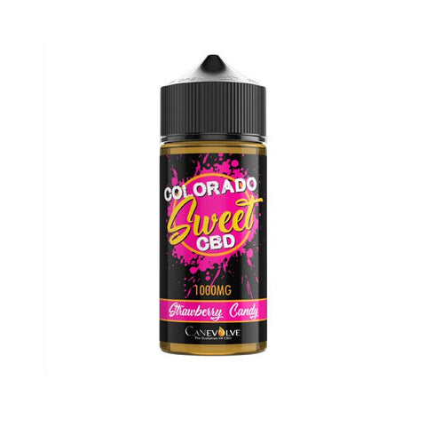 Colorado Sweet 1000mg CBD Vaping Liquid 100ml (50PG/50VG) - The Hemp Wellness Centre