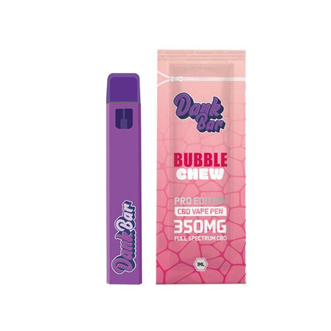 Dank Bar Pro Edition 350mg Full Spectrum CBD Vape Disposable by Purple Dank - 12 flavours - The Hemp Wellness Centre