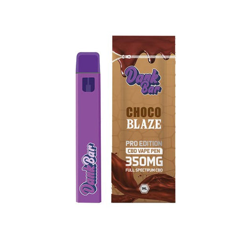 Dank Bar Pro Edition 350mg Full Spectrum CBD Vape Disposable by Purple Dank - 12 flavours - The Hemp Wellness Centre