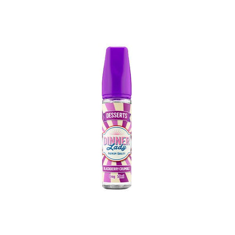 Dinner Lady Desserts 50ml Shortfill 0mg (70VG/30PG) - The Hemp Wellness Centre