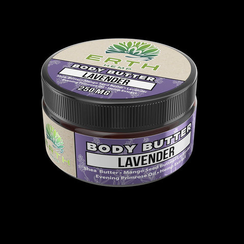 ERTH Lavender CBD Body Butter 250mg - The Hemp Wellness Centre