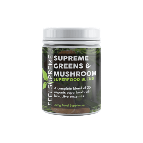 Feel Supreme Supreme Greens & Mushroom Superfood Blend - 300g - The Hemp Wellness Centre