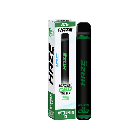 Haze Bar Ice 300mg CBD Disposable Vape Device 600 Puffs - The Hemp Wellness Centre