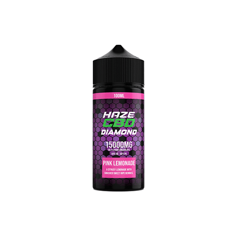 Haze CBD Diamond 15000mg CBD E-Liquid 100ml - THWC Ltd