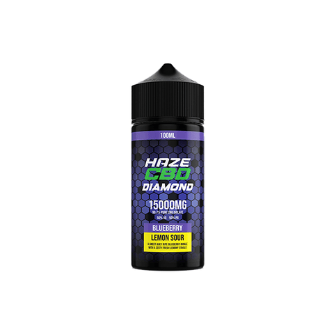 Haze CBD Diamond 15000mg CBD E-Liquid 100ml - THWC Ltd