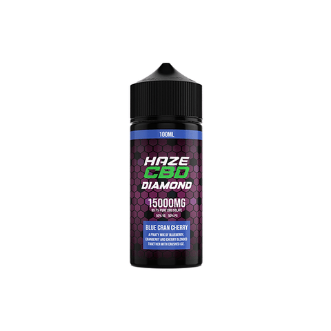 Haze CBD Diamond 15000mg CBD E-Liquid 100ml - THWC Ltd