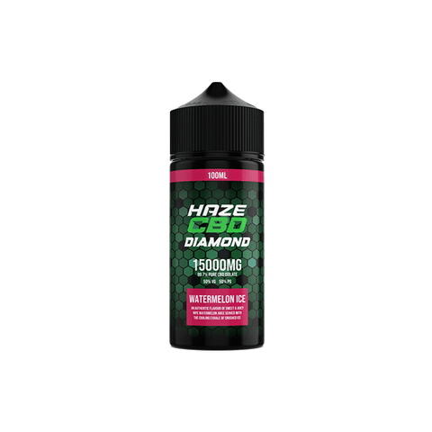 Haze CBD Diamond 15000mg CBD E-Liquid 100ml - THWC Ltd