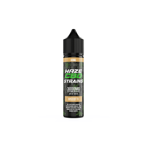 Haze CBD Strains 3000mg CBD E-Liquid 50ml Shortfill 0mg (50VG/50PG) - The Hemp Wellness Centre