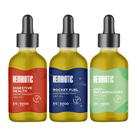 Hembiotic 5000mg Bulk CBD Oil - 50ml - The Hemp Wellness Centre