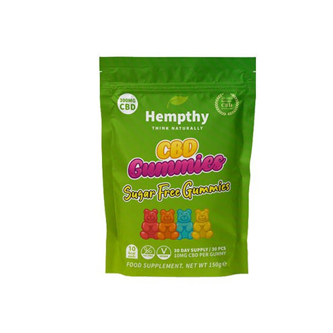 Hempthy 300mg CBD Gummies 30 Ct Pouch - The Hemp Wellness Centre