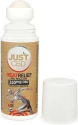 Just CBD Pain HEAT Roll-On 3oz - 350mg CBD - The Hemp Wellness Centre