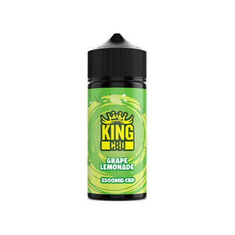 King CBD 2500mg CBD E-liquid 120ml - The Hemp Wellness Centre