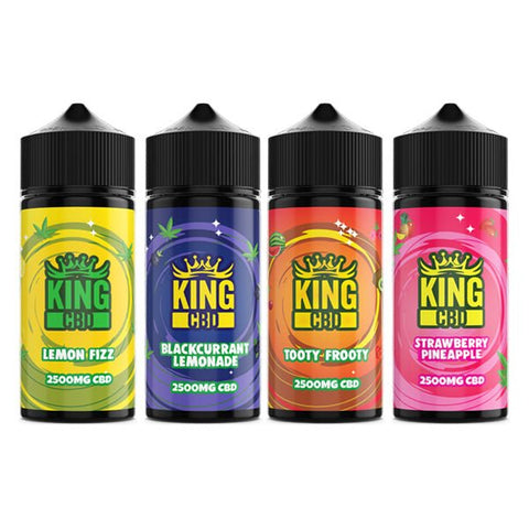 King CBD 2500mg CBD E-liquid 120ml - The Hemp Wellness Centre