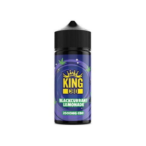 King CBD 2500mg CBD E-liquid 120ml - The Hemp Wellness Centre