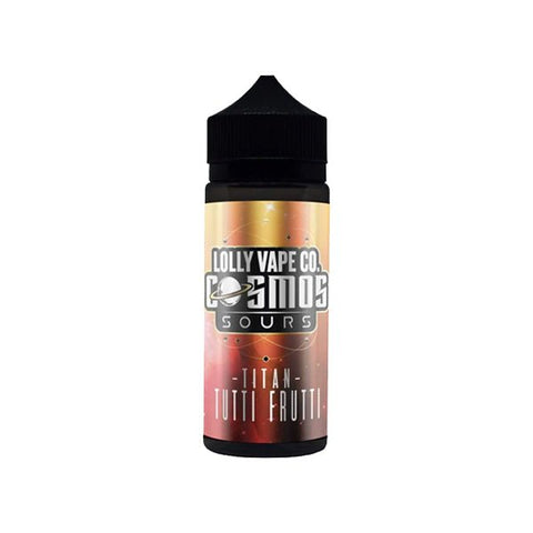 Lolly Vape Co Cosmos Sours 100ml Shortfill 0mg (80VG/20PG) - The Hemp Wellness Centre