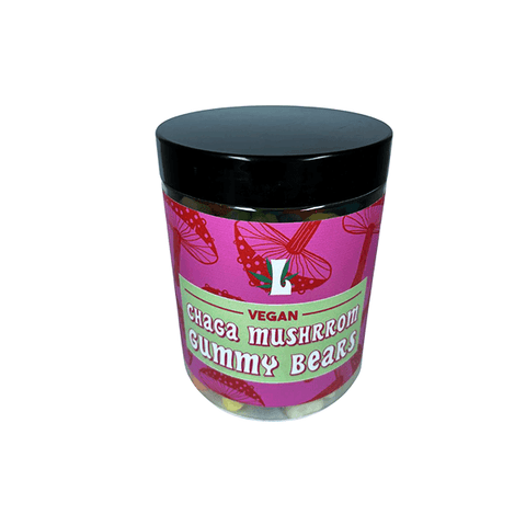 Loxa Beauty Chaga Vegan Mushroom Gummy Bears 8000mg - 400g Tub - The Hemp Wellness Centre