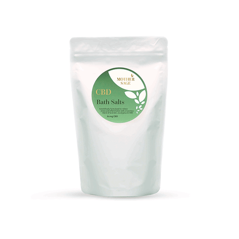 MotherSage 60mg CBD Bath Salts - 300g - THWC Ltd