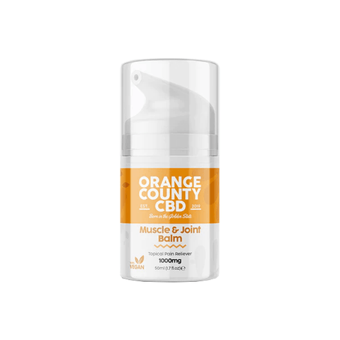 Orange County CBD 1000mg CBD Muscle And Joint Balm - 50ml - The Hemp Wellness Centre