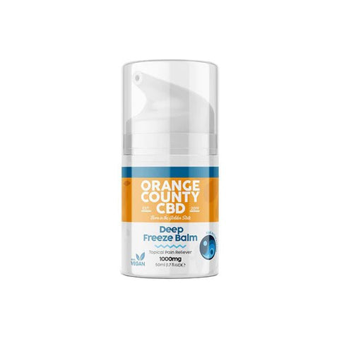 Orange County CBD 1000mg Deep Freeze Muscle Balm 50ml - The Hemp Wellness Centre