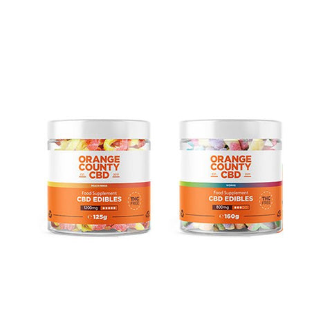 Orange County CBD 1200mg Gummy Cubes - The Hemp Wellness Centre