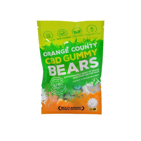 Orange County CBD 200mg Gummy Bears - Grab Bag - The Hemp Wellness Centre