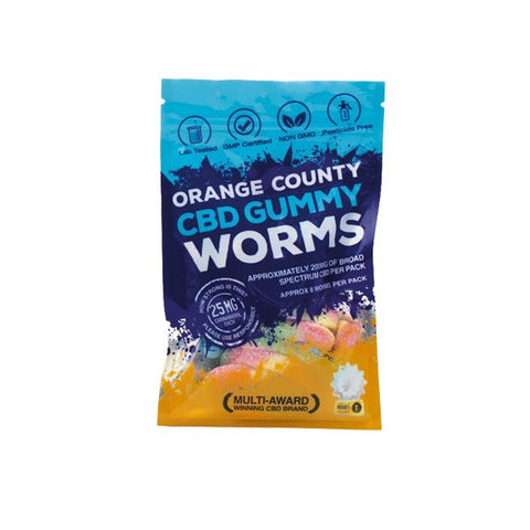 Orange County CBD 200mg Gummy Worms - Grab Bag - The Hemp Wellness Centre