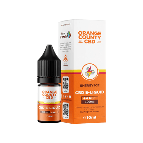 Orange County CBD 300mg Broad Spectrum CBD E-liquid 10ml (50VG/50PG) - The Hemp Wellness Centre