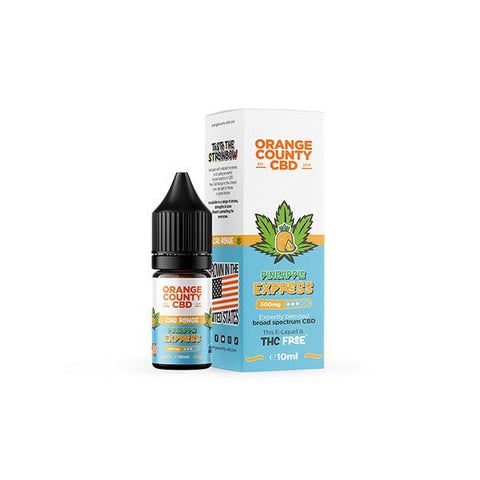 Orange County CBD Cali Range 300mg CBD 10ml E-liquid (60VG/40PG) - THWC Ltd