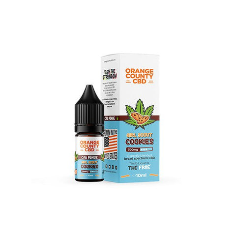 Orange County CBD Cali Range 300mg CBD 10ml E-liquid (60VG/40PG) - THWC Ltd