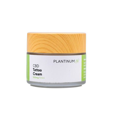 Plantinum CBD 500mg CBD Tattoo Cream - 100ml - The Hemp Wellness Centre