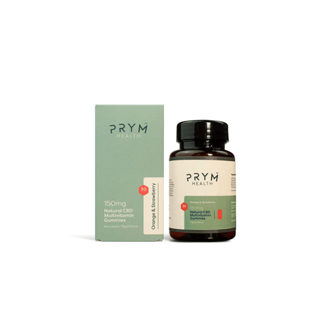 Prym Health 150mg CBD Multivitamin Gummies – 30 Pieces - THWC Ltd