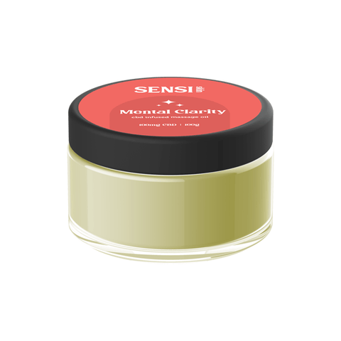 Sensi CBD 100mg CBD Massage Wax - 100g - The Hemp Wellness Centre