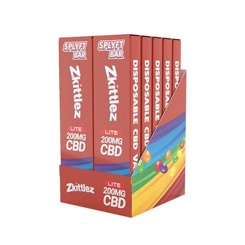 SPLYFT BAR LITE 200mg Full Spectrum CBD Disposable Vape - 12 flavours - The Hemp Wellness Centre