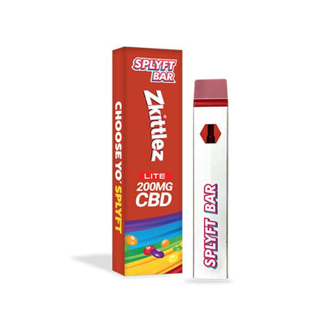 SPLYFT BAR LITE 200mg Full Spectrum CBD Disposable Vape - 12 flavours - The Hemp Wellness Centre