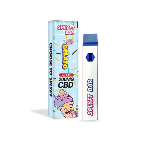 SPLYFT BAR LITE 200mg Full Spectrum CBD Disposable Vape - 12 flavours - The Hemp Wellness Centre