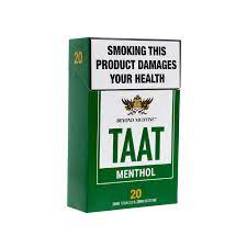TAAT 500mg CBD Beyond Tobacco Menthol Smoking Sticks - Pack of 20 - The Hemp Wellness Centre