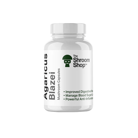 The Shroom Shop Agaricus Blazei 45000mg Capsules - 90 Caps - THWC Ltd