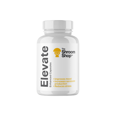 The Shroom Shop Enhanced Elevate 67500mg Capsules - 90 Caps - The Hemp Wellness Centre