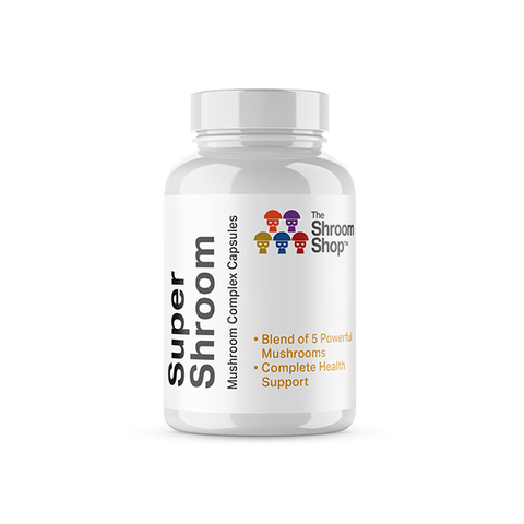 The Shroom Shop Super Shroom Complex 750mg Capsules - 150 Caps - THWC Ltd