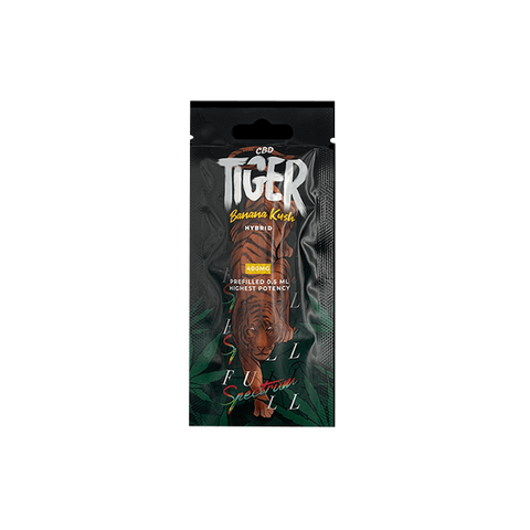 Tiger Vapes 400mg Full-Spectrum CBD Disposable Vape Device - THWC Ltd