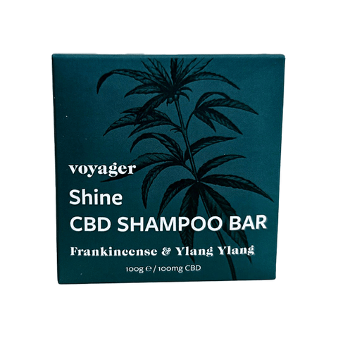 Voyager 100mg CBD Shine Shampoo Bar - 100g - THWC Ltd