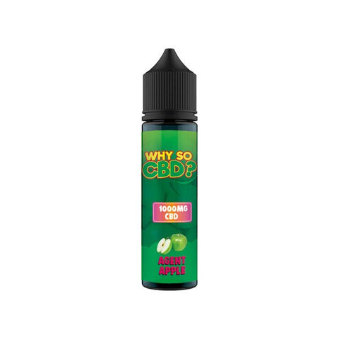 Why So CBD? 1000mg Full Spectrum CBD E-liquid 60ml - The Hemp Wellness Centre