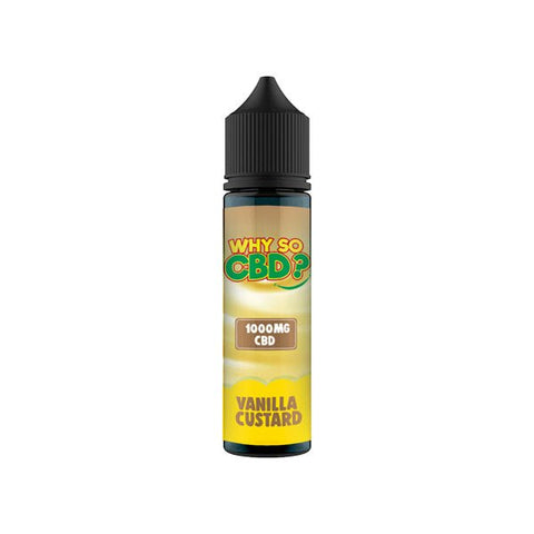 Why So CBD? 1000mg Full Spectrum CBD E-liquid 60ml - The Hemp Wellness Centre