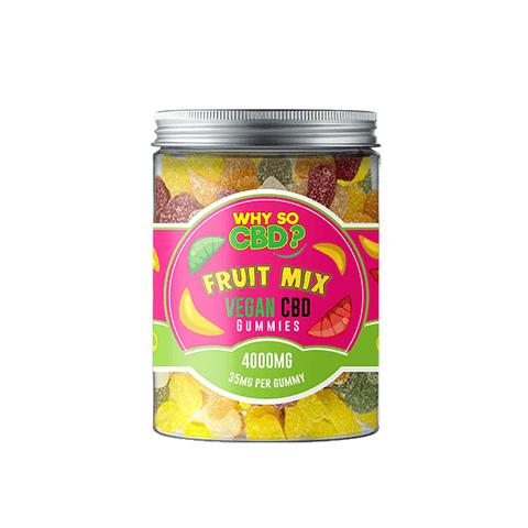 Why So CBD? 4000mg CBD Large Vegan Gummies - 11 Flavours - The Hemp Wellness Centre