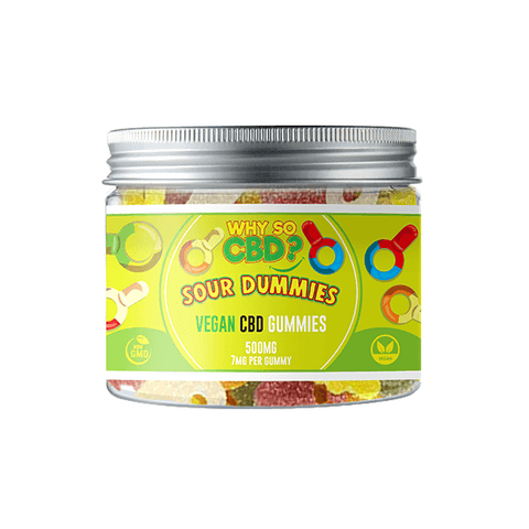 Why So CBD? 500mg CBD Small Vegan Gummies - 11 Flavours - The Hemp Wellness Centre