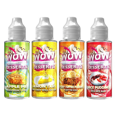Wow That's What I Call Desserts 100ml Shortfill 0mg (70VG/30PG) - The Hemp Wellness Centre
